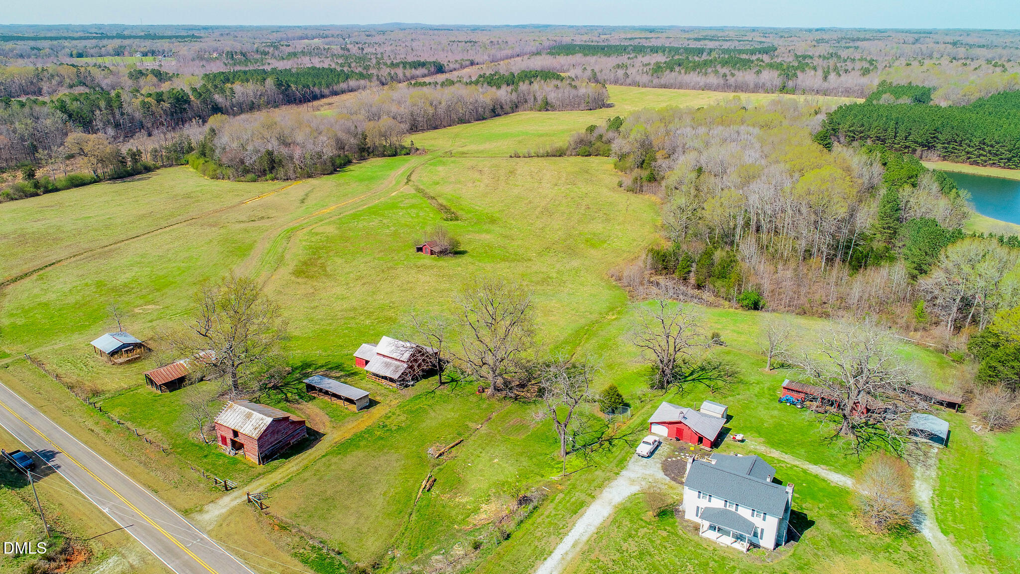 1001 Charlie Reade Road Timberlake, NC 27583 - Photo 12 of 64 an aerial view of residential houses with outdoor space