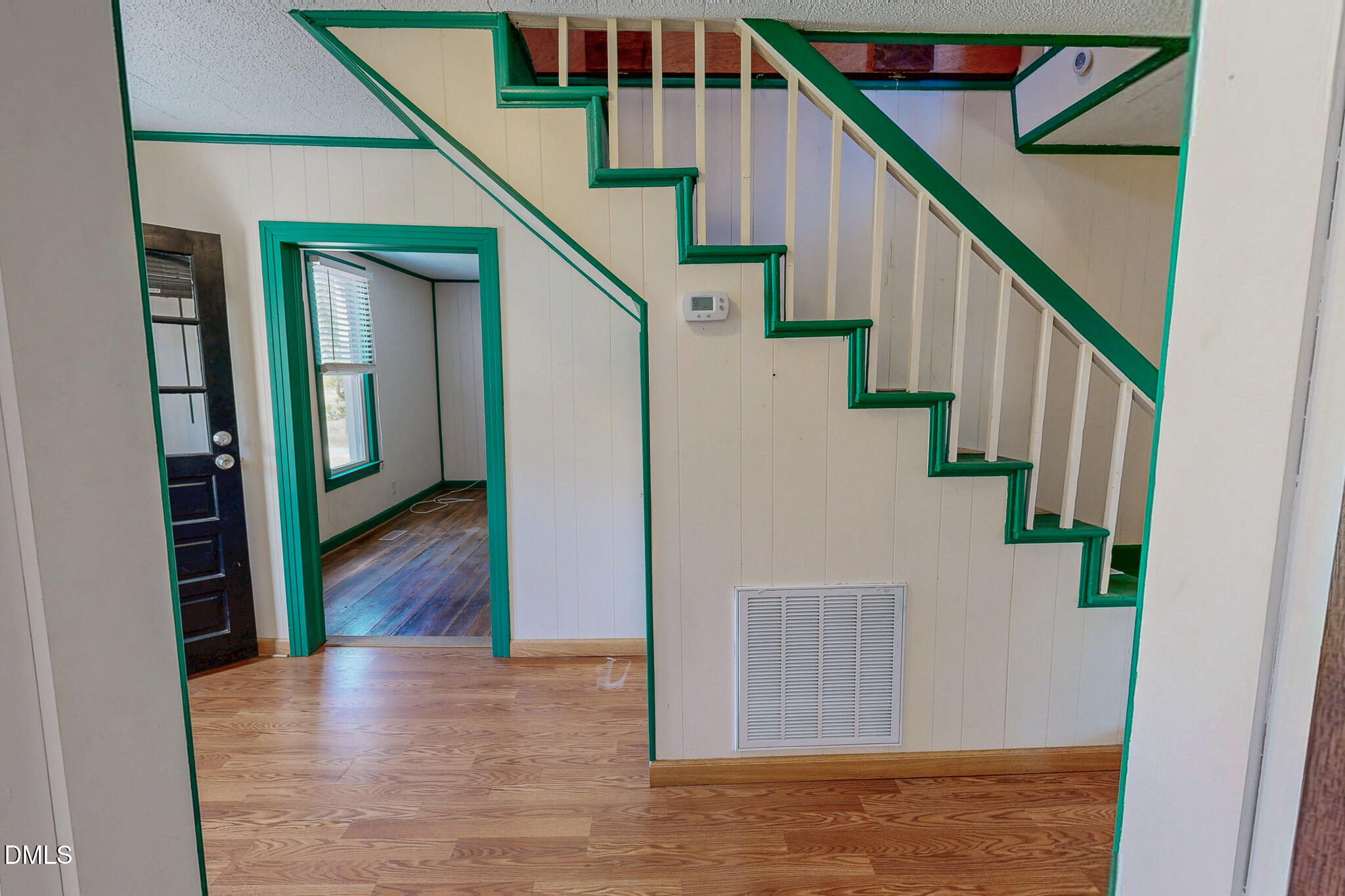 1001 Charlie Reade Road Timberlake, NC 27583 - Photo 25 of 64 a view of entryway with wooden floor and stairs