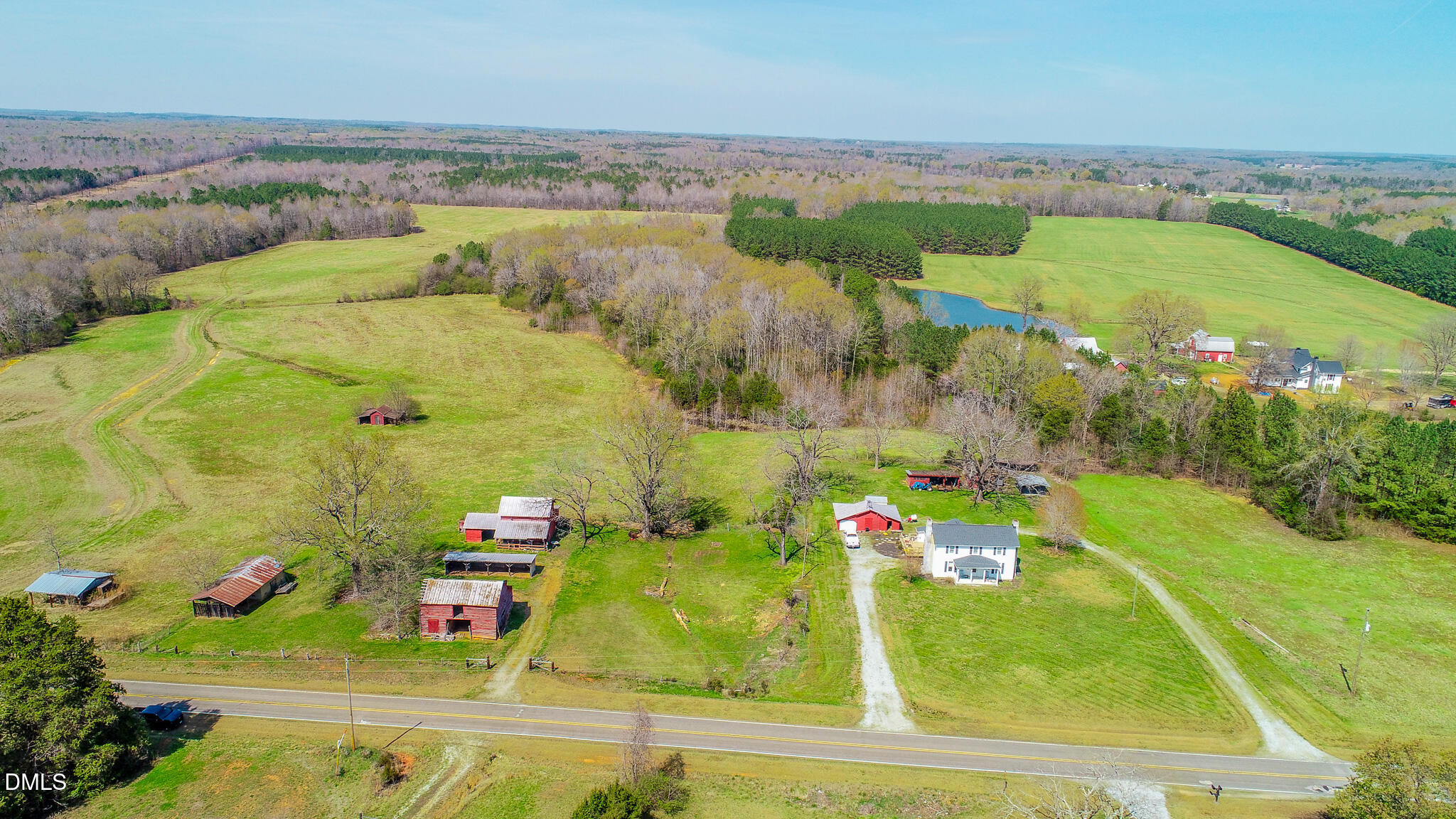 1001 Charlie Reade Road Timberlake, NC 27583 - Photo 44 of 64 an aerial view of residential houses with outdoor space