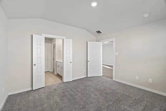 a view of an empty room