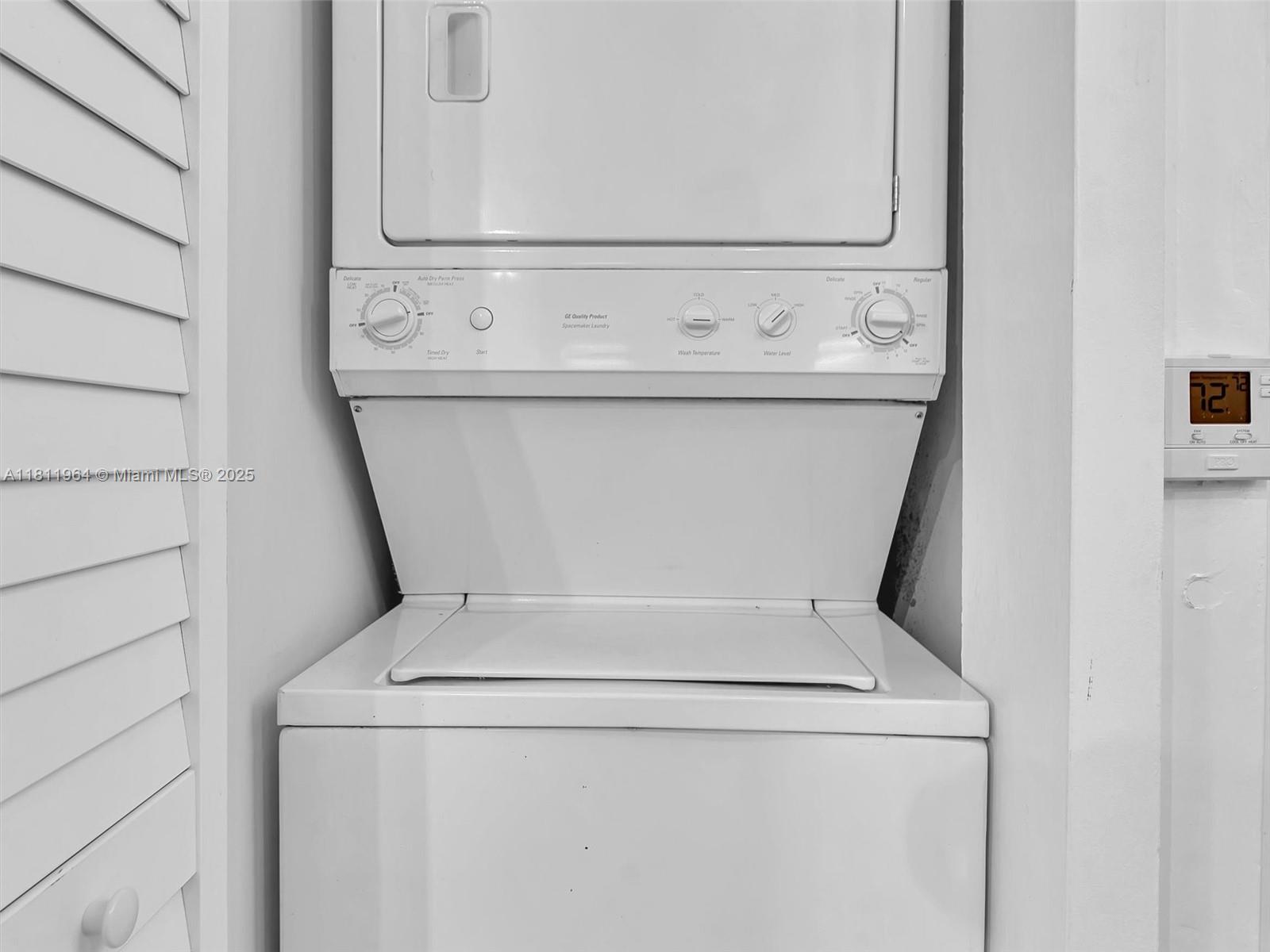2001 Biscayne Boulevard, Unit 3205 Miami, FL 33137 - Photo 17 of 33 a close up view of washer and dryer