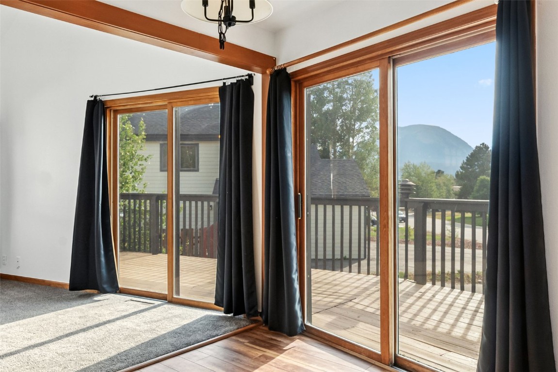 114 Big Elk Road Dillon, CO 80435 - Photo 21 of 50 a view of a balcony back yard