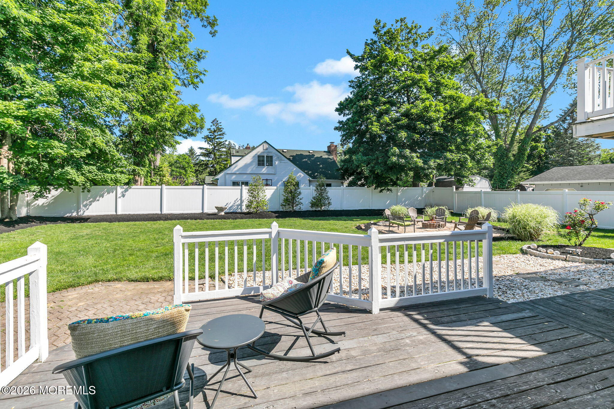 53 Field Avenue Red Bank, NJ 07701 - Photo 27 of 39 a view of a deck with furniture