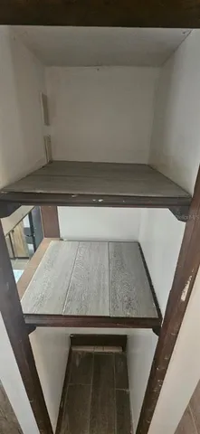 close up view of washer and dryer