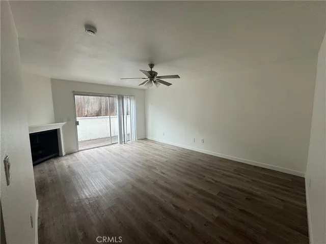 a view of wooden floor in a window
