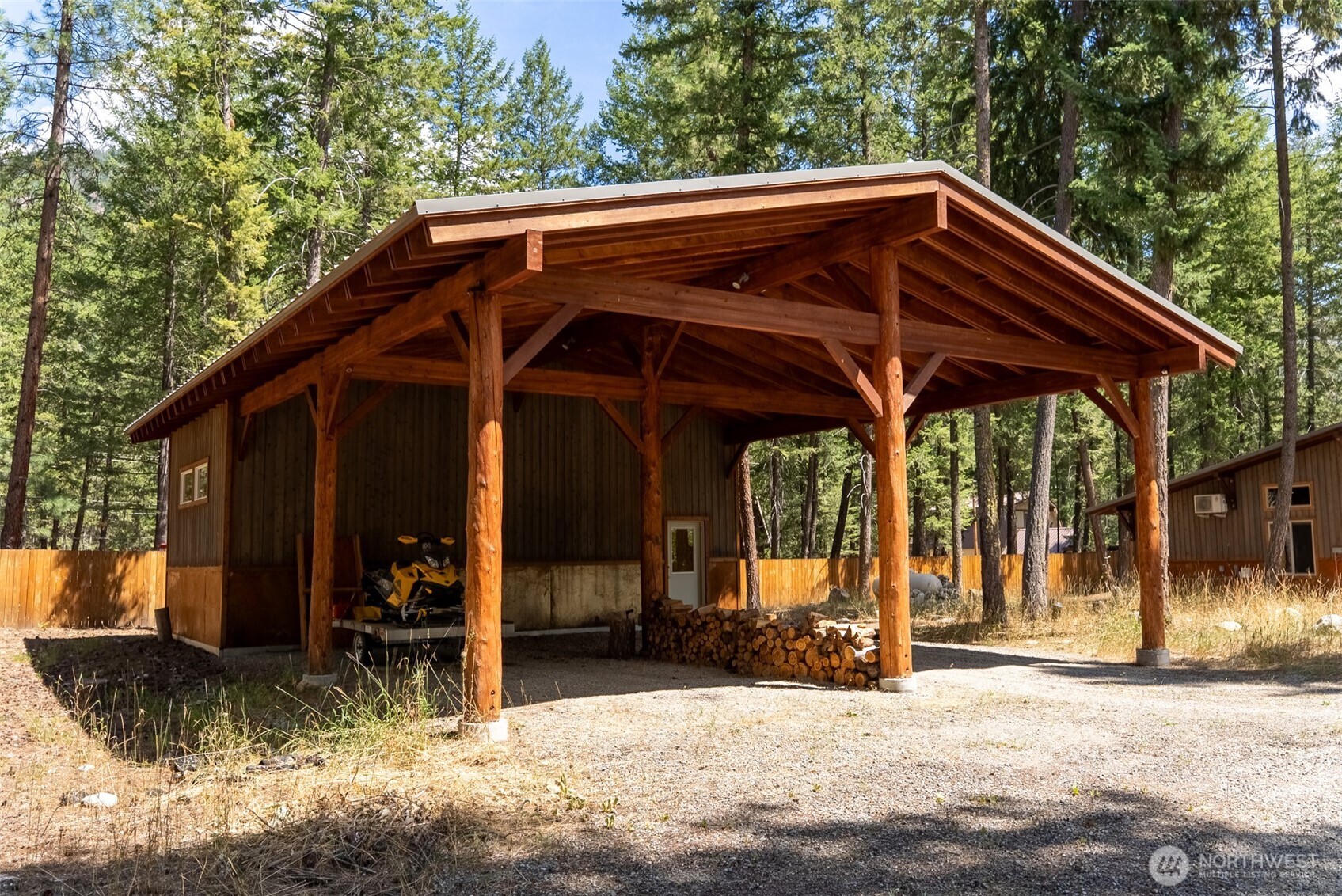 16 Littell Road Mazama, WA 98833 - Photo 19 of 40 a view of outdoor space and a yard