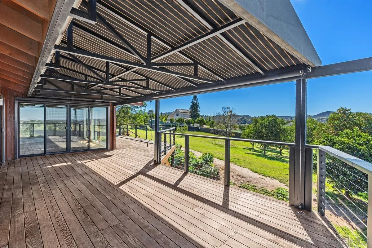 30830 Ranch Creek Road Valley Center, CA 92082 - Photo 21 of 50 a view of a wooden deck