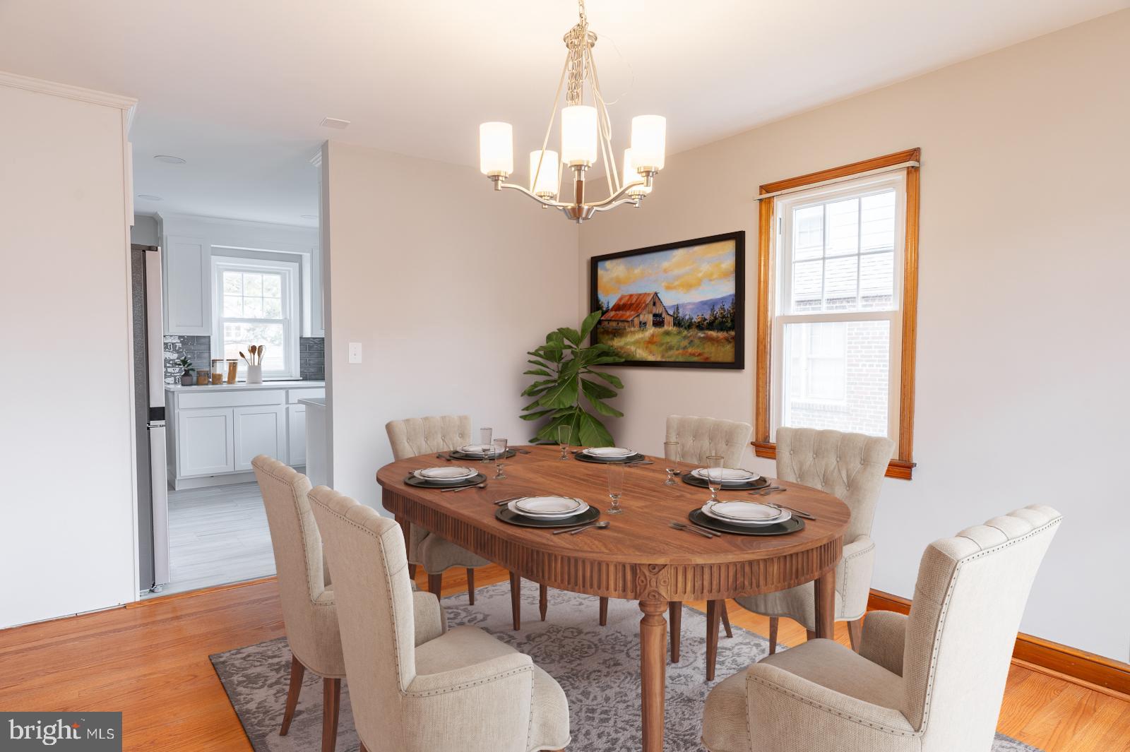 407 Sandy Spring Road Laurel, MD 20707 - Photo 11 of 32 Virtually Staged Dining Room