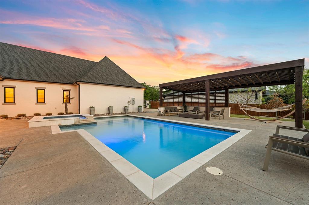 809 Legacy Trail Colleyville, TX 76034 - Photo 40 of 40 a view of a swimming pool with lounge chair