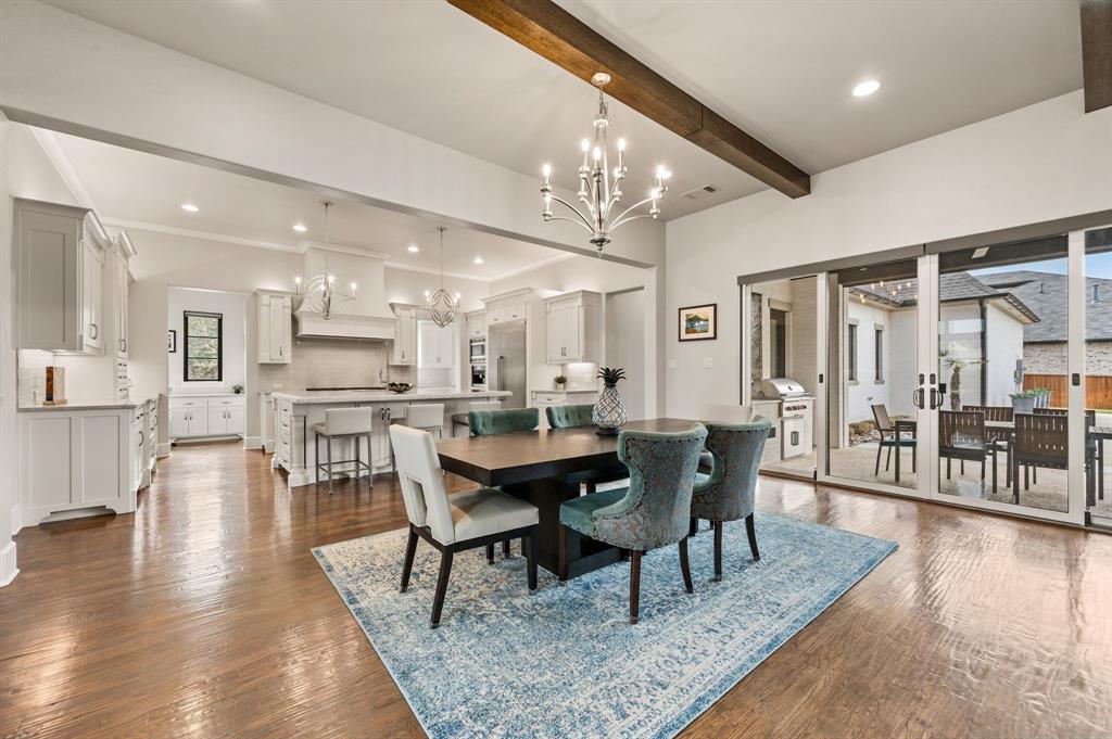 809 Legacy Trail Colleyville, TX 76034 - Photo 8 of 40 a view of a dining area with furniture