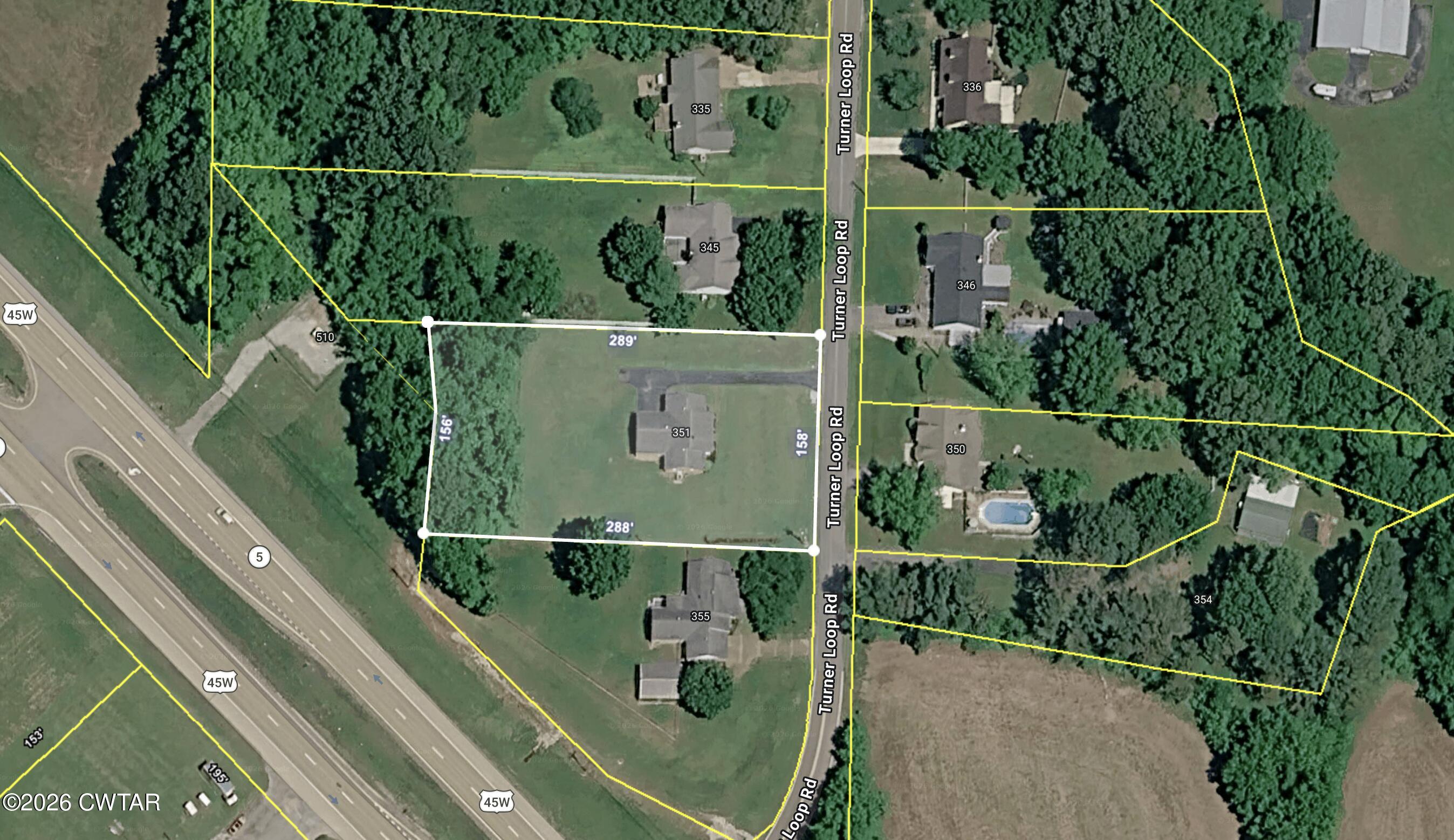 351 Turner Loop Road Humboldt, TN 38343 - Photo 2 of 34 CRS Aerial