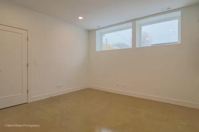 a view of an empty room