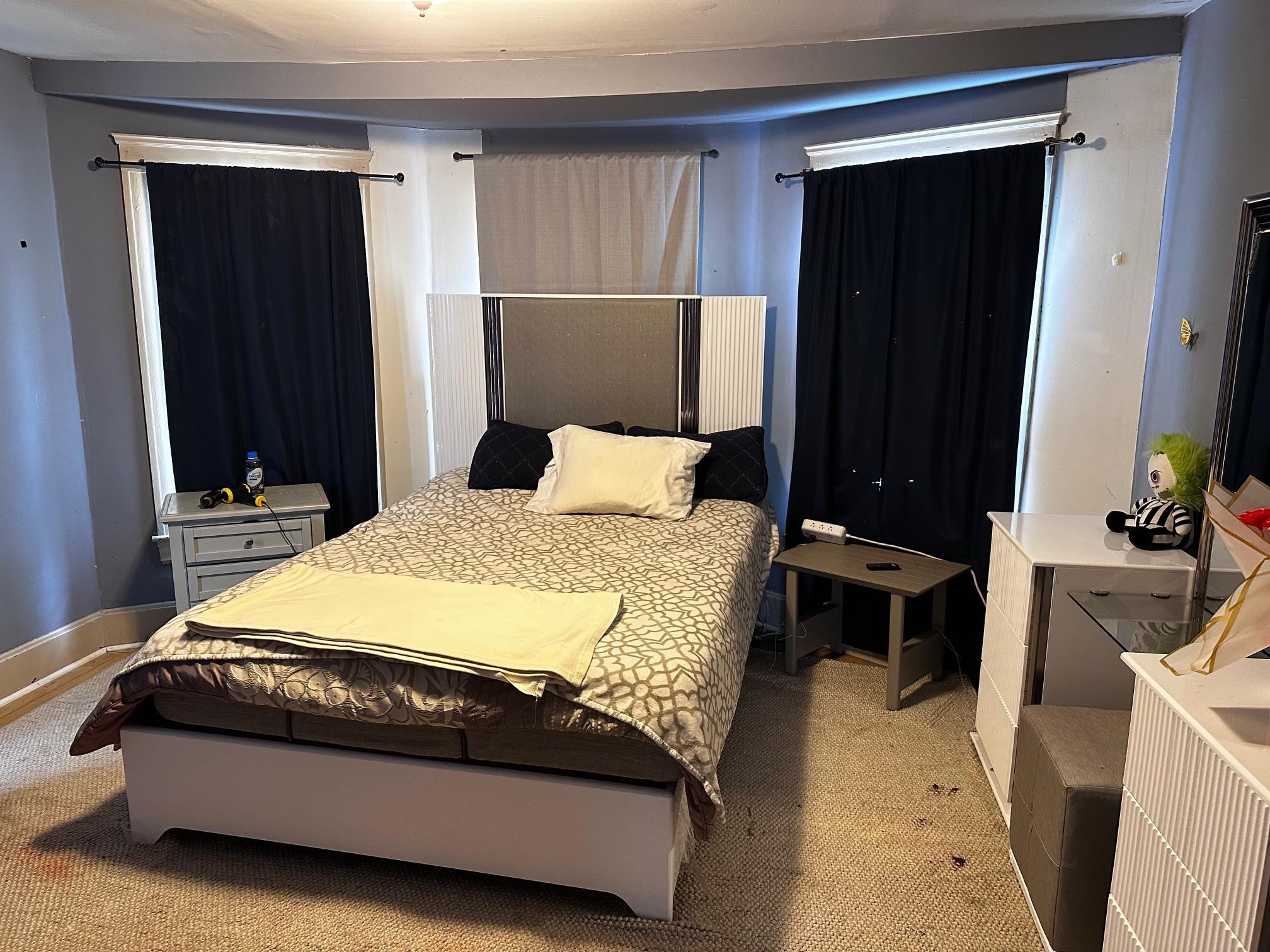 482 South Float Avenue Freeport, IL 61032 - Photo 9 of 17 a bedroom with a bed and a mirror