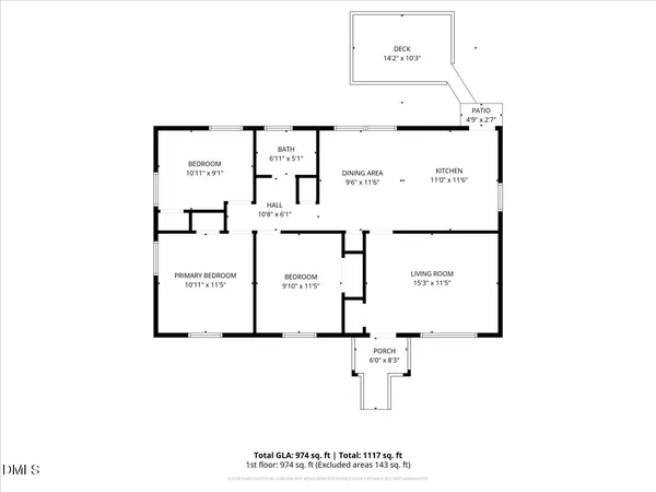 $148,500 | 101 Martin Circle, Roanoke Rapids, NC 27870