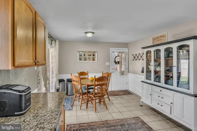 a view of a storage room with shelves