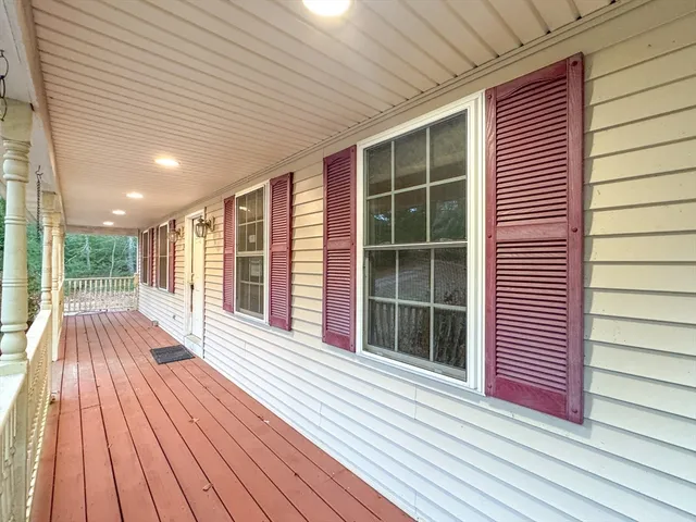a view of a house with wooden floor