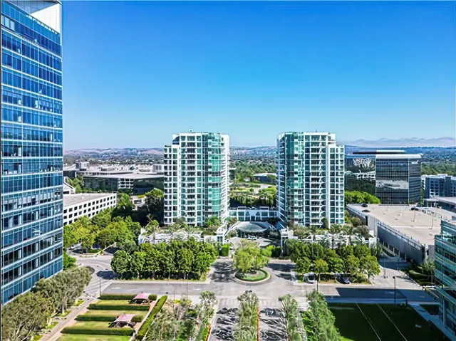 a front view of a building