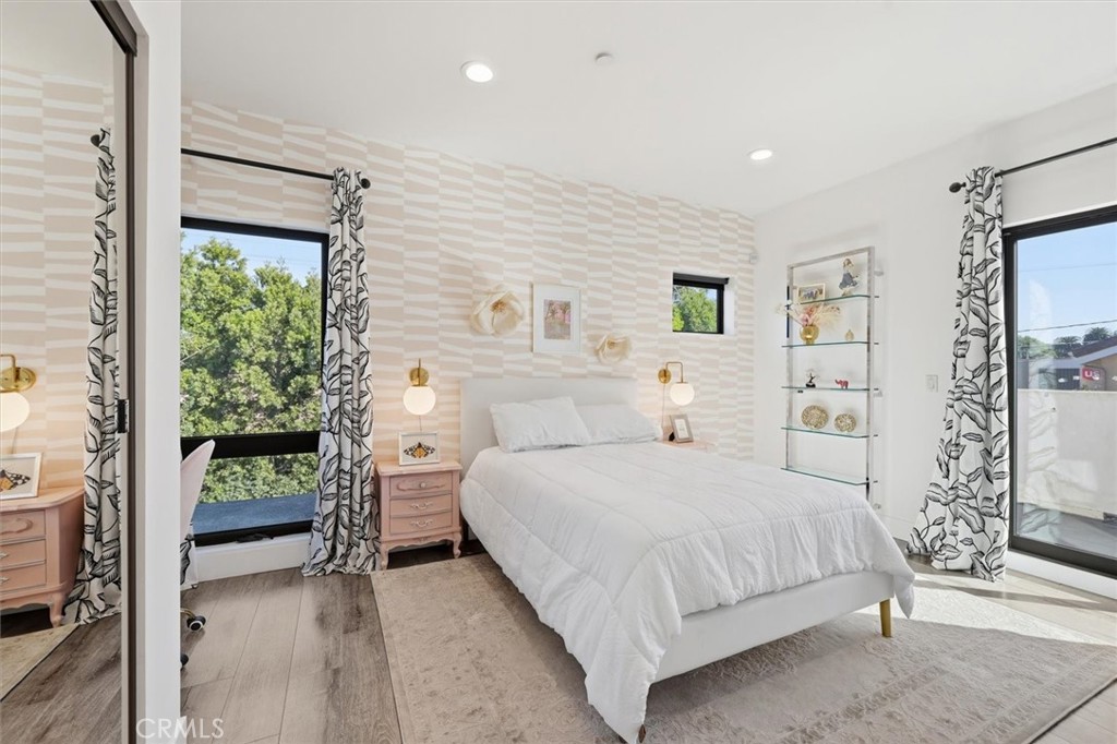 5487 Blanco Way Culver City, CA 90230 - Photo 30 of 58 a bedroom with a bed and a window