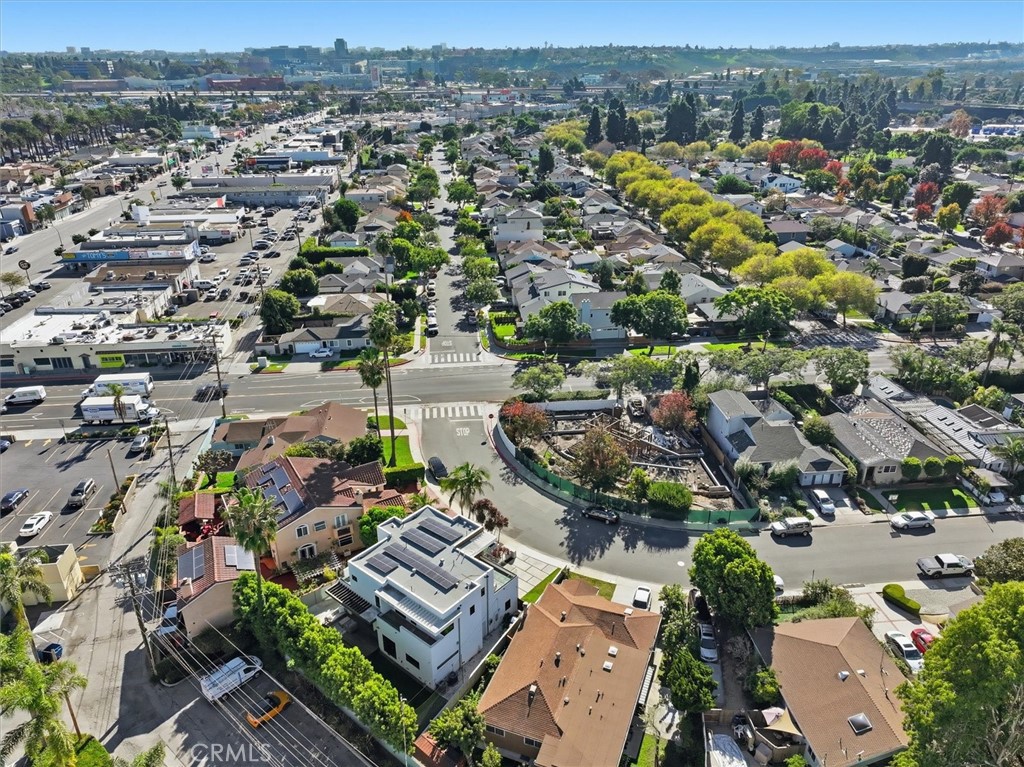 5487 Blanco Way Culver City, CA 90230 - Photo 53 of 58 an aerial view of a city with lots of residential buildings
