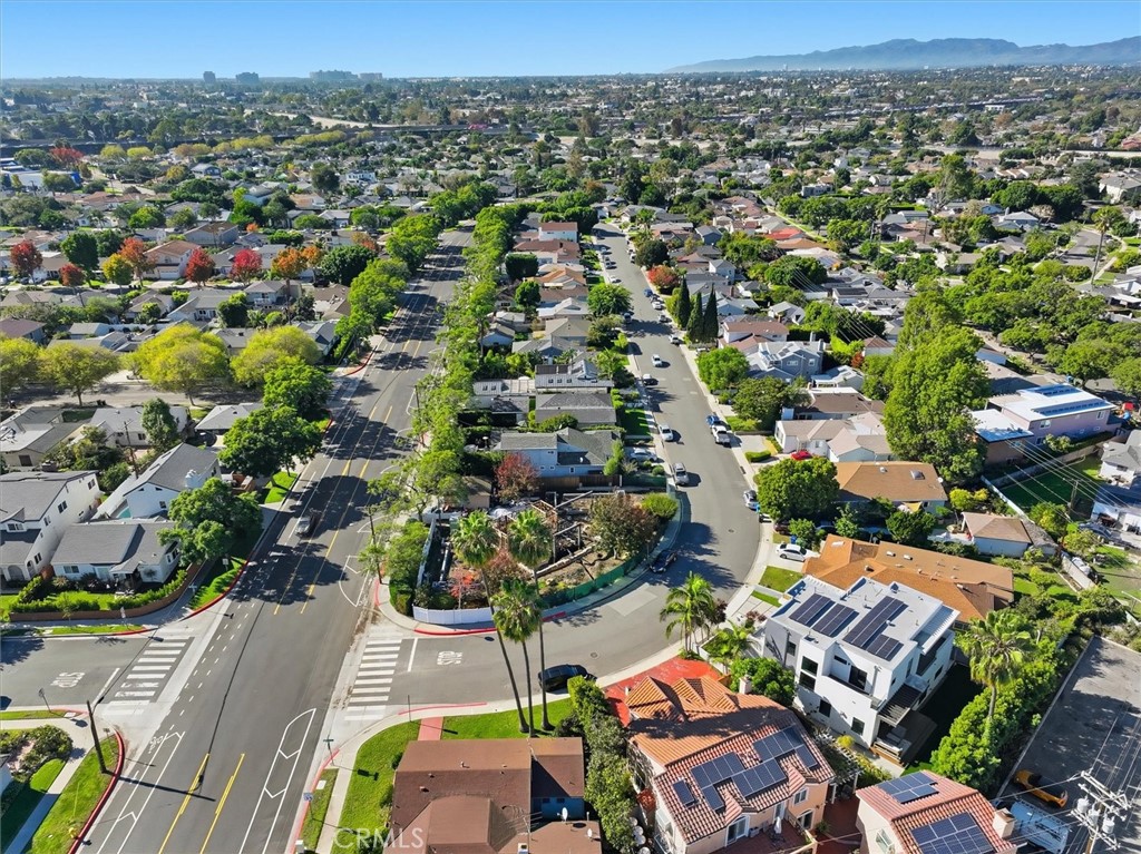 5487 Blanco Way Culver City, CA 90230 - Photo 55 of 58 an aerial view of residential houses with outdoor space