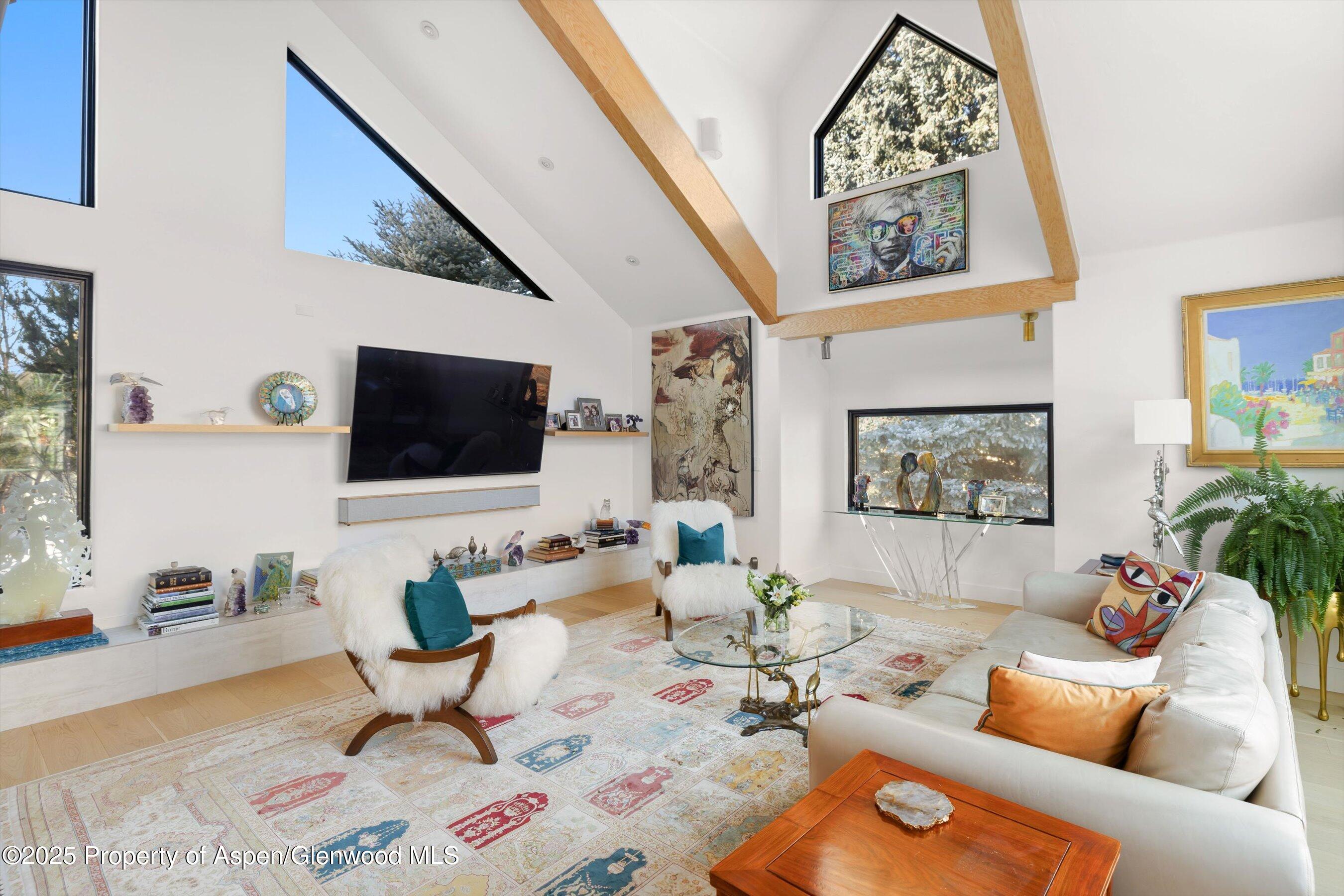 400 Meadow Lane Basalt, CO 81621 - Photo 5 of 28 a living room with furniture and a flat screen tv
