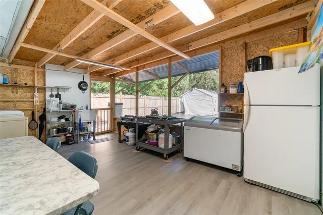a view of a storage & utility room