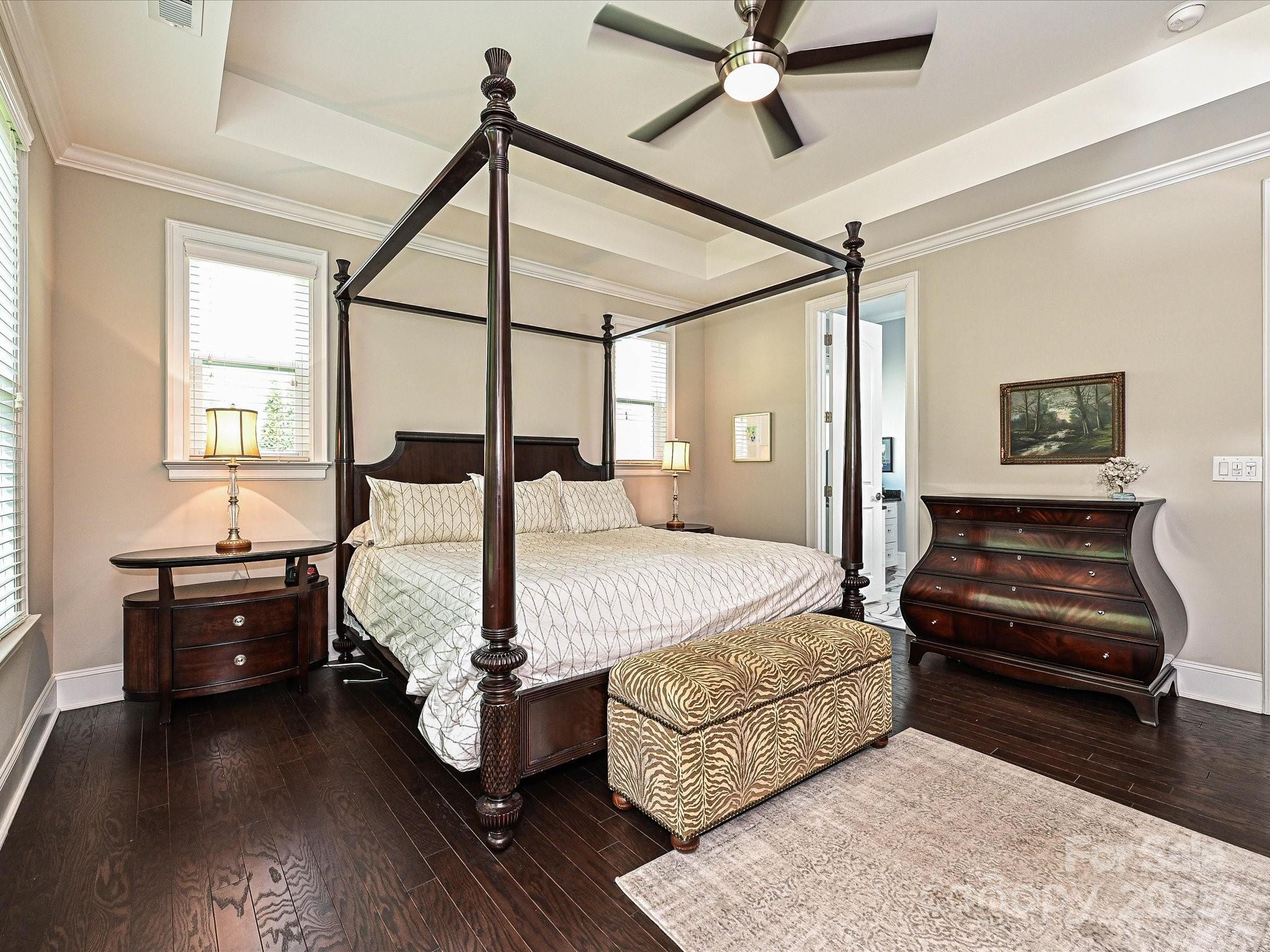 1616 Afton Way Fort Mill, SC 29708 - Photo 19 of 38 a bedroom with a bed couch and a window