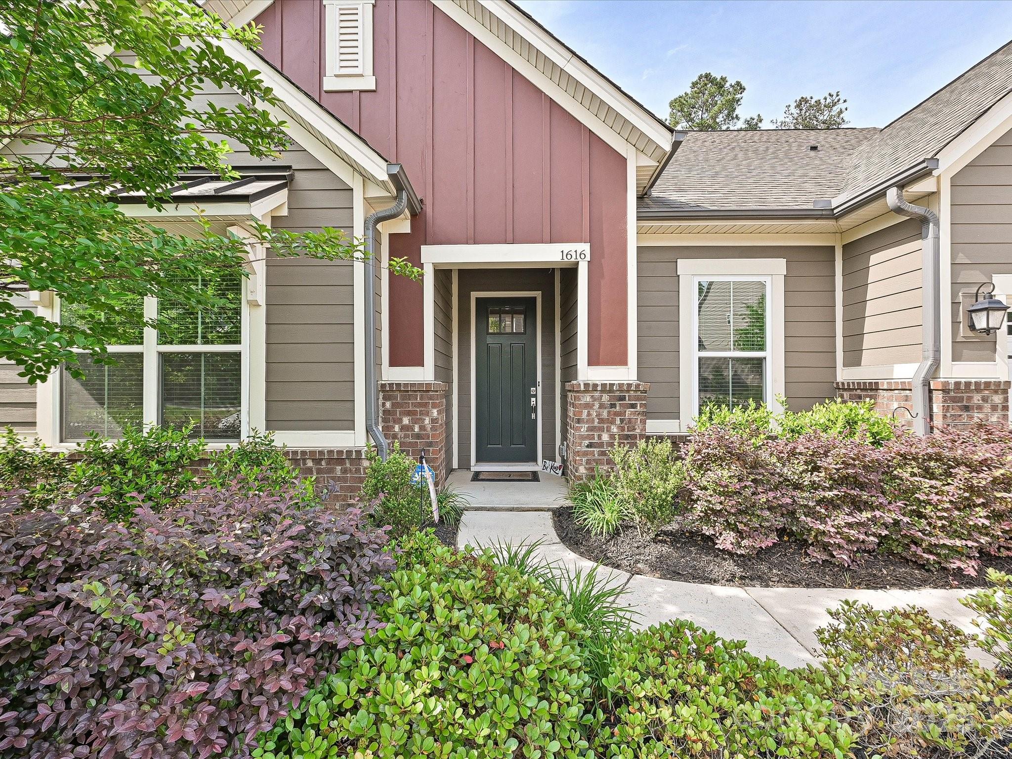 1616 Afton Way Fort Mill, SC 29708 - Photo 3 of 38 front view of a house with potted plants
