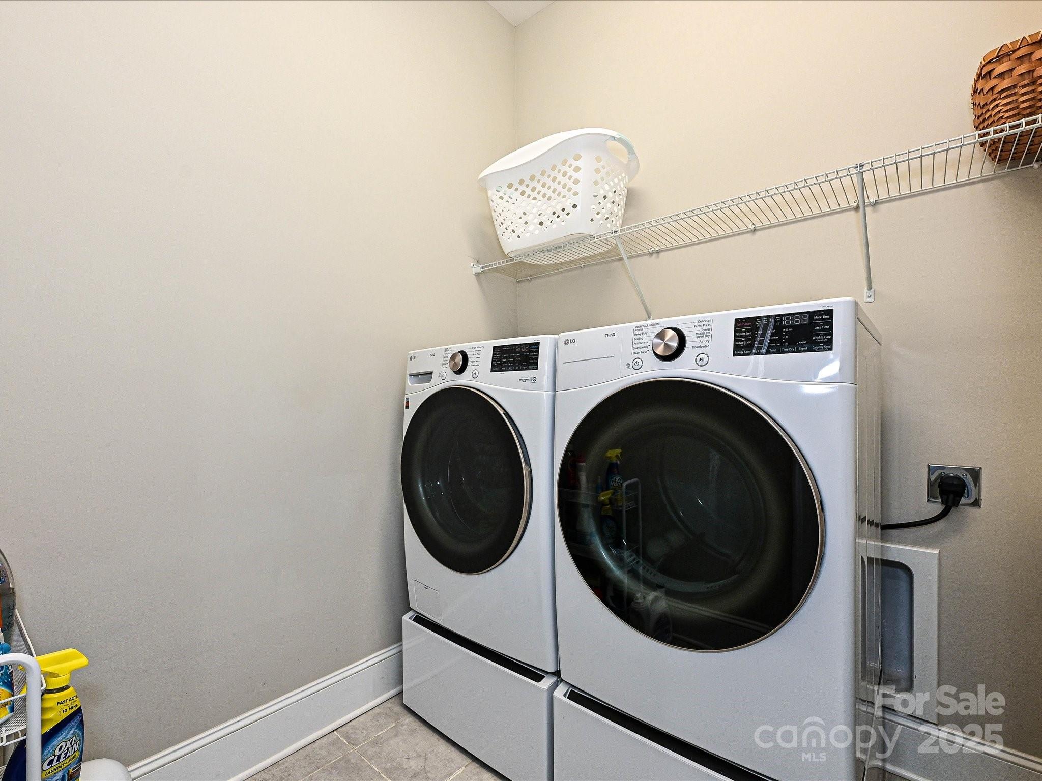 1616 Afton Way Fort Mill, SC 29708 - Photo 31 of 38 a view of storage and utility room with washer and dryer