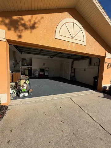 a view of car garage