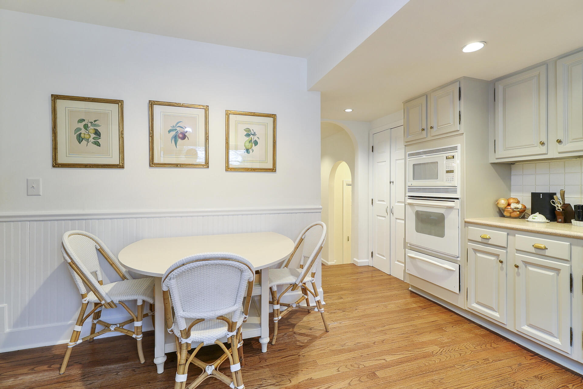 22 Birch Road Darien, CT 06820 - Photo 12 of 40 a view of a dining room with furniture and wooden floor