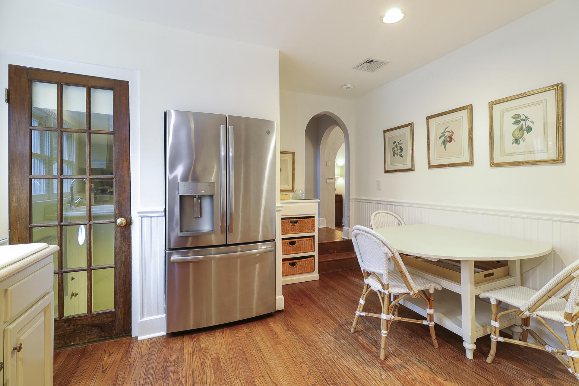 22 Birch Road Darien, CT 06820 - Photo 13 of 40 a view of a dining room with furniture window and wooden floor