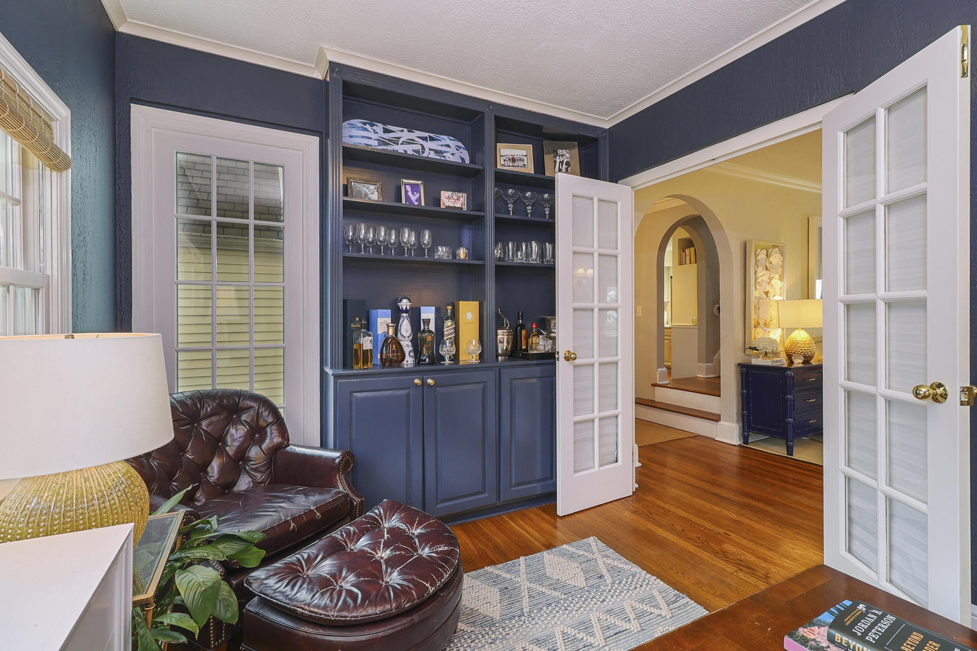 22 Birch Road Darien, CT 06820 - Photo 18 of 40 a living room with furniture and a fireplace