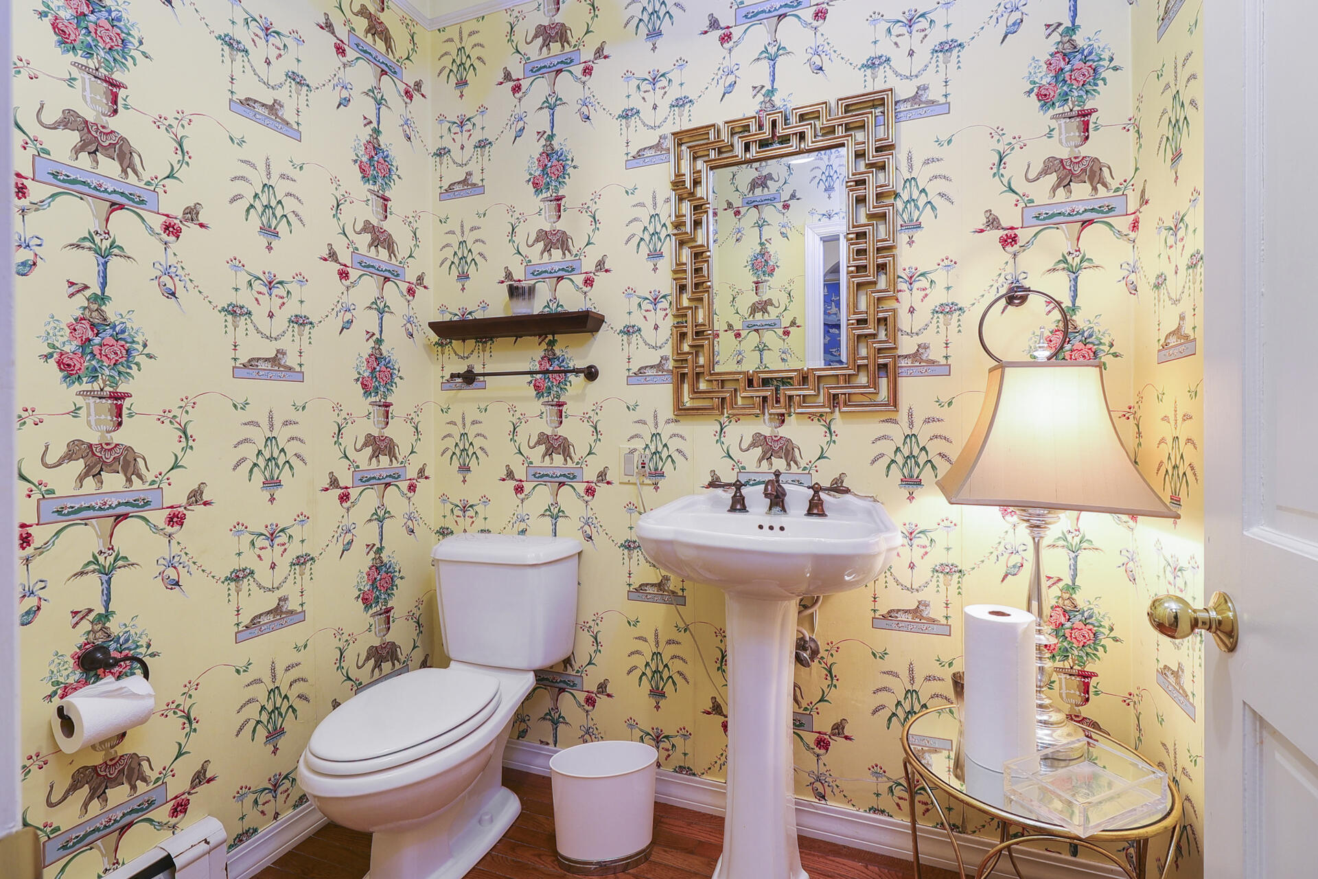 22 Birch Road Darien, CT 06820 - Photo 19 of 40 a bathroom with a sink and a toilet