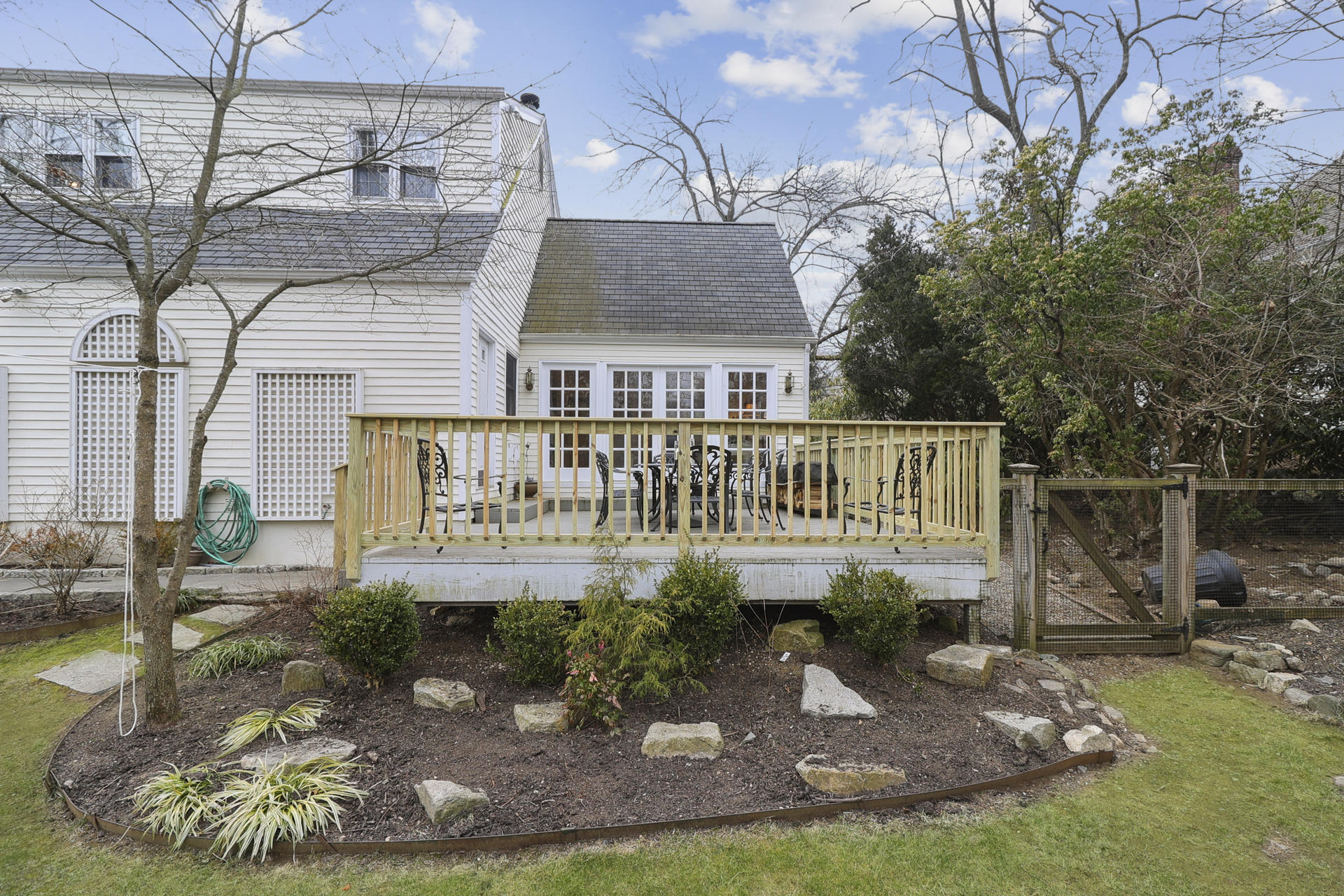 22 Birch Road Darien, CT 06820 - Photo 35 of 40 a view of a house with a yard balcony