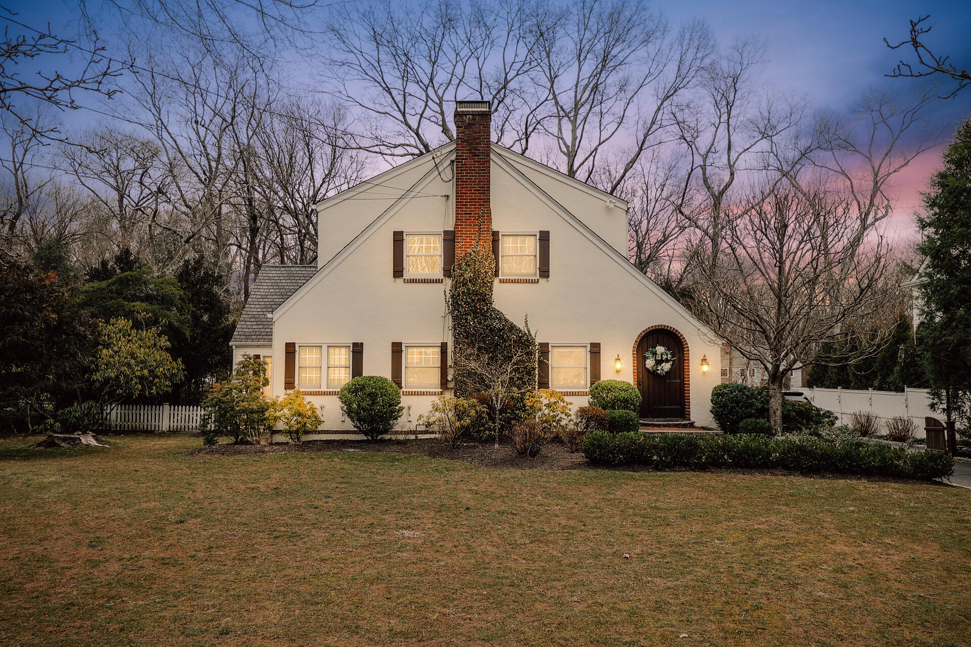 22 Birch Road Darien, CT 06820 - Photo 37 of 40 a front view of house with yard