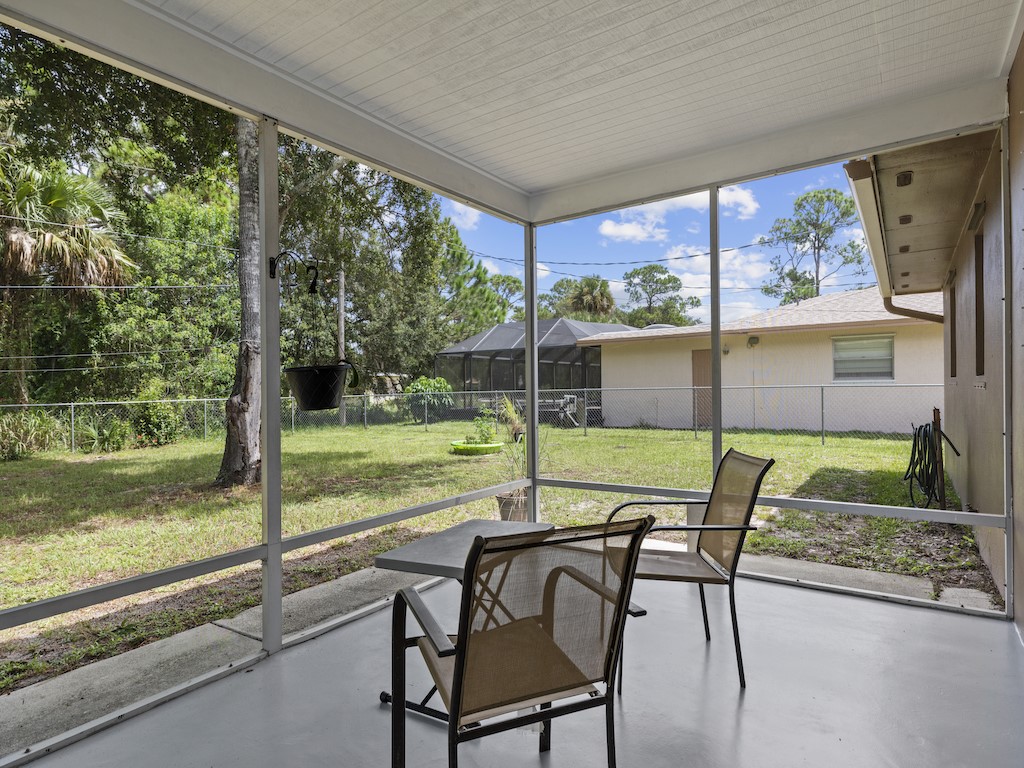 7304 Arthurs Road Fort Pierce, FL 34951 - Photo 23 of 29 a view of an outdoor sitting space