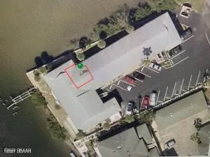 an aerial view of a house with a lot of stuff