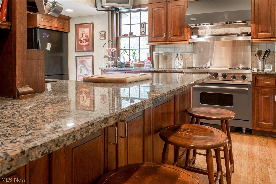 2595 Norfolk Road Cleveland, OH 44106 - Photo 5 of 19 Kitchen renovation allowed for cozy and convenient counter seating