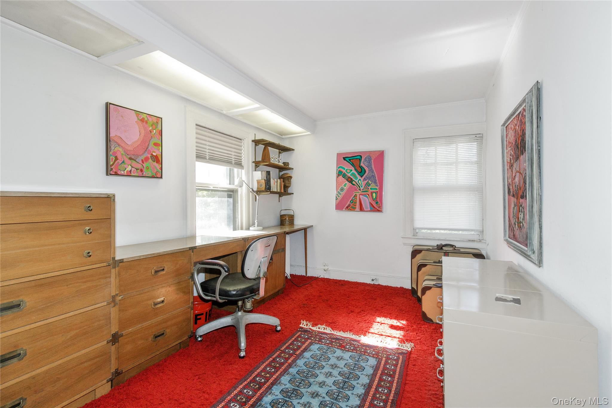 26 Vista Hill Road Great Neck, NY 11021 - Photo 26 of 35 a view of a workspace with furniture and a window