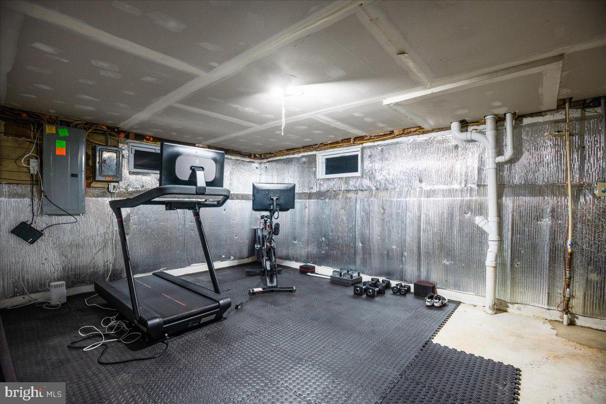 22 Cedarwood Road Catonsville, MD 21228 - Photo 32 of 44 a view of a room with gym equipment