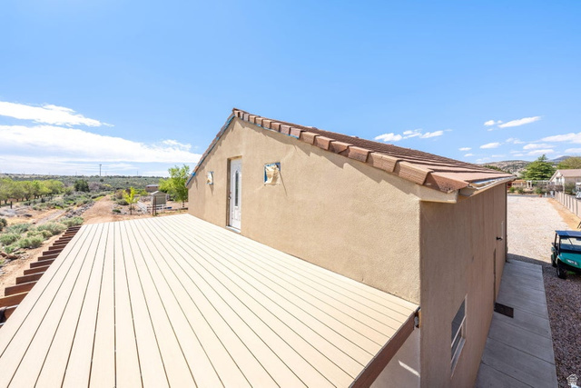 7776 Wagon Road East St. George, UT 84770 - Photo 56 of 76 Deck with stairs