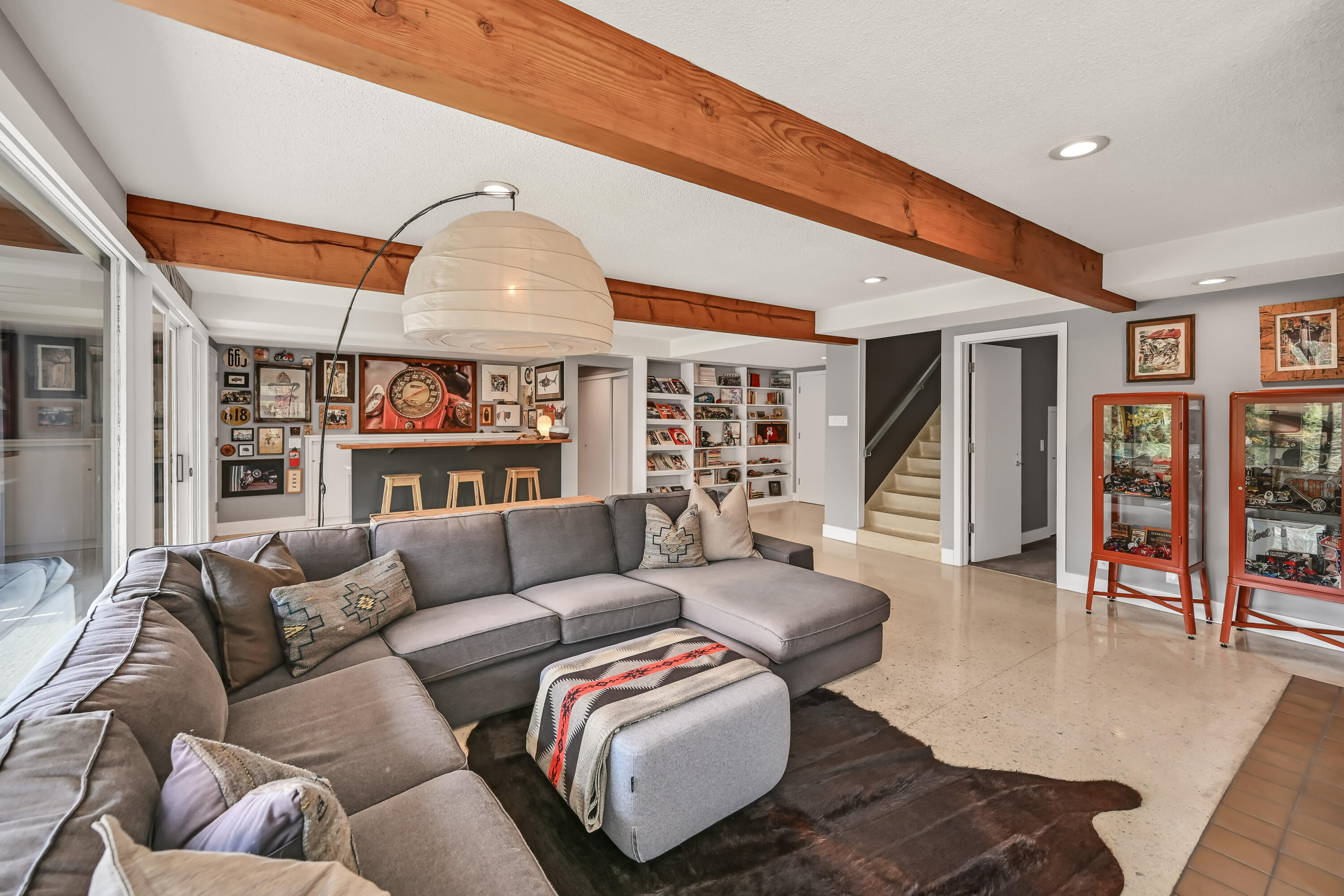 1802 South Green Bay Road Grafton, WI 53024 - Photo 32 of 68 Lower Level Living Room