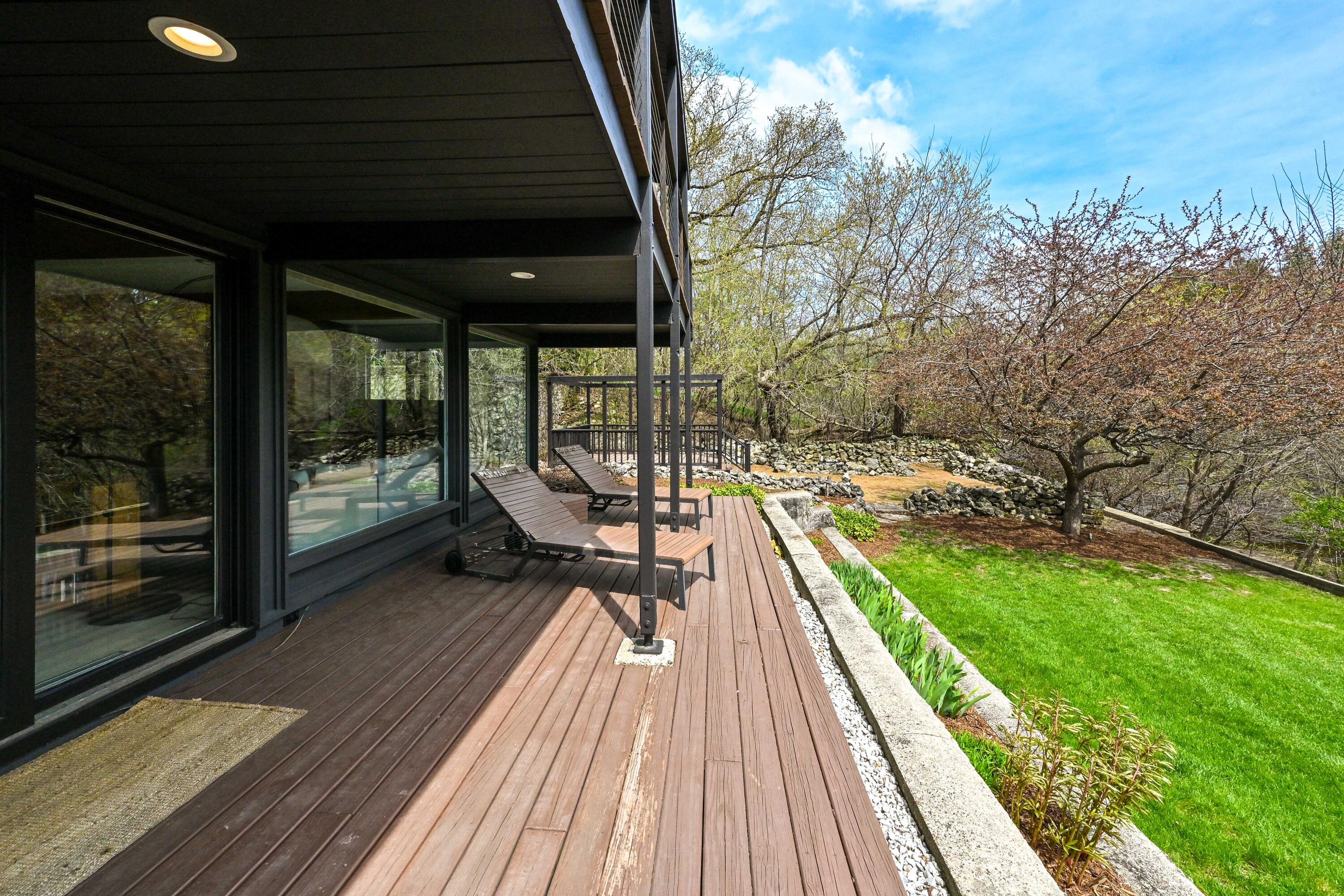 1802 South Green Bay Road Grafton, WI 53024 - Photo 34 of 68 Deck off of Lower Level Living Room