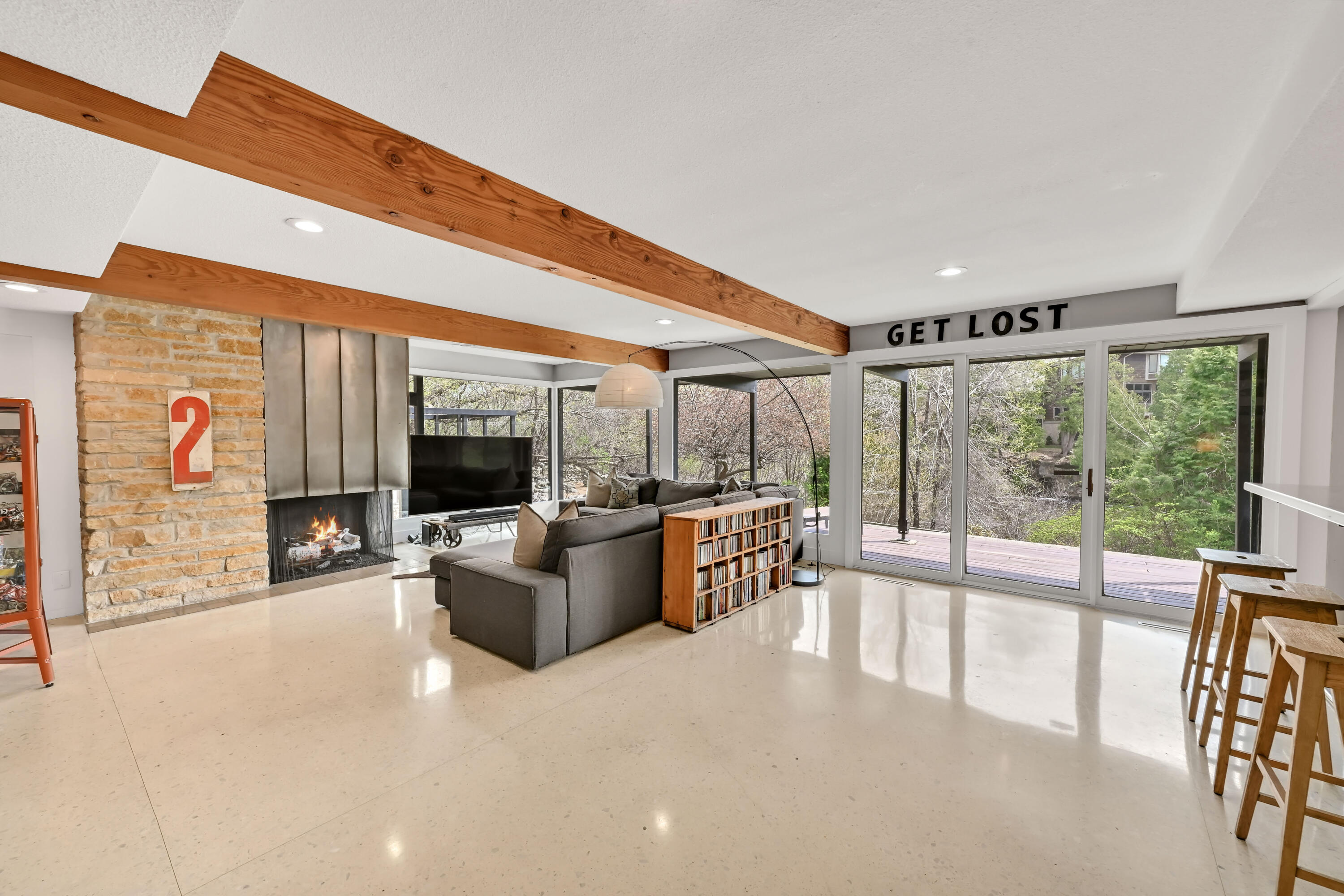 1802 South Green Bay Road Grafton, WI 53024 - Photo 36 of 68 Lower Level Living Room