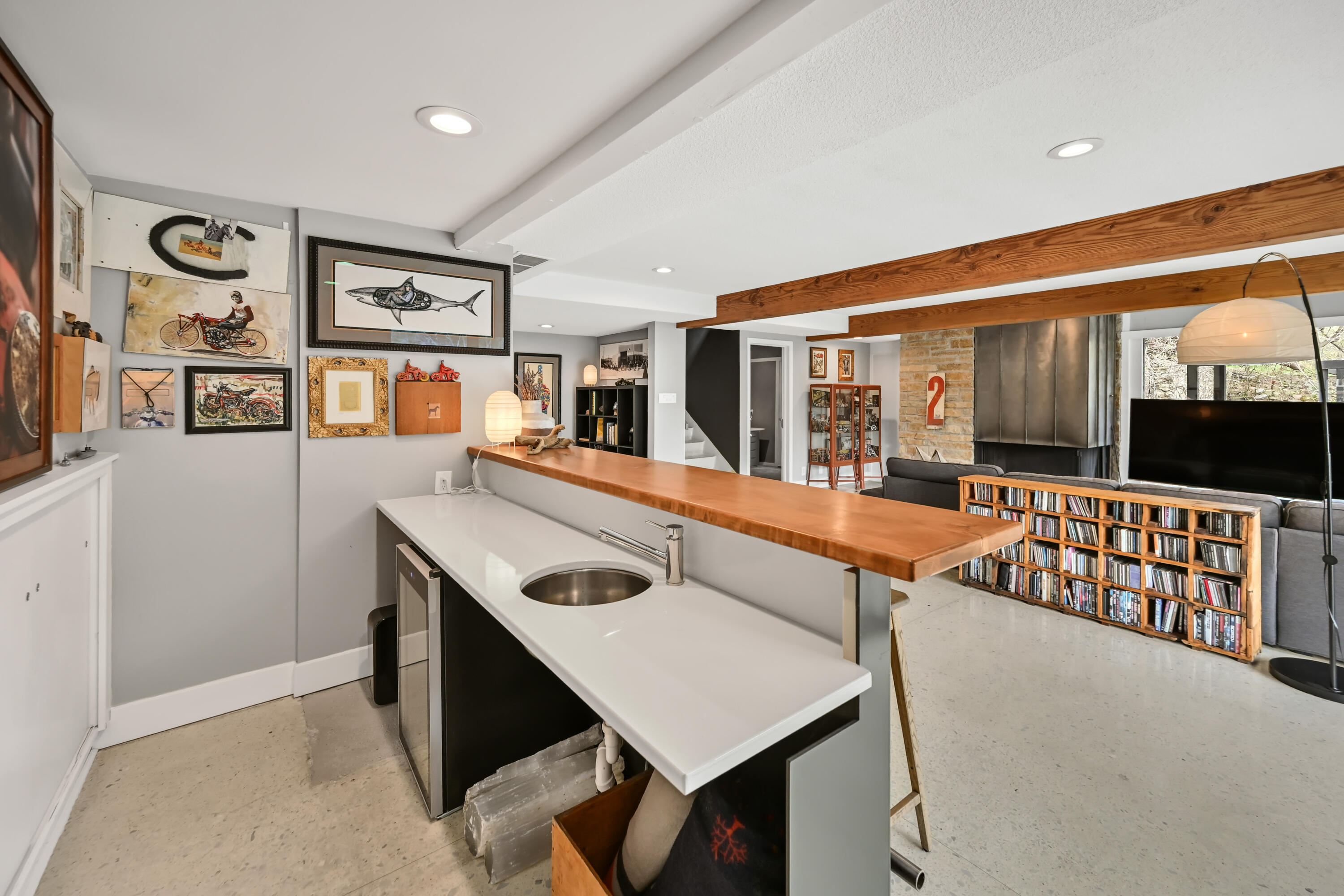 1802 South Green Bay Road Grafton, WI 53024 - Photo 37 of 68 Lower Level Bar