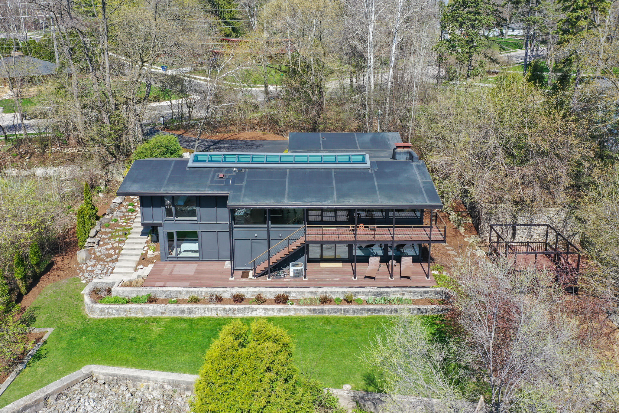 1802 South Green Bay Road Grafton, WI 53024 - Photo 52 of 68 Aerial