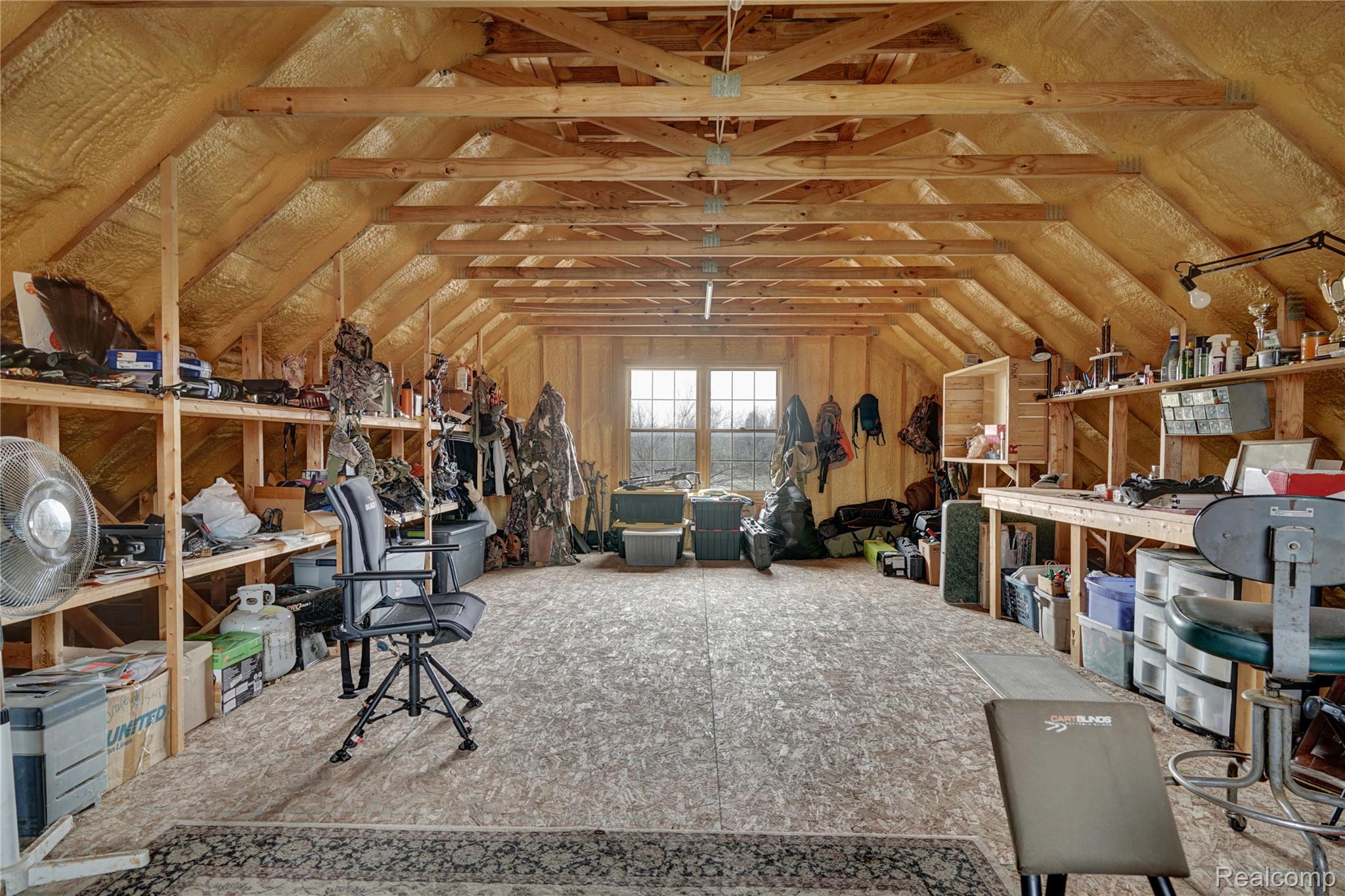 3690 Brauer Road Oxford, MI 48371 - Photo 48 of 63 Upstairs of 4 Car garage