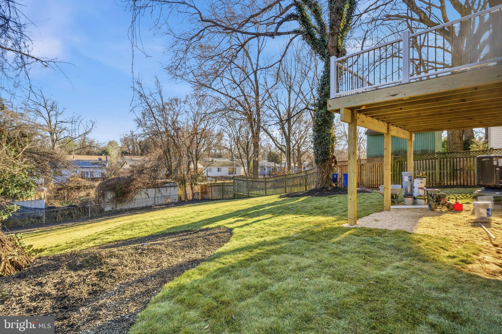 414 Waterford Road Silver Spring, MD 20901 - Photo 63 of 67 a view of swimming pool with lawn chairs and plants