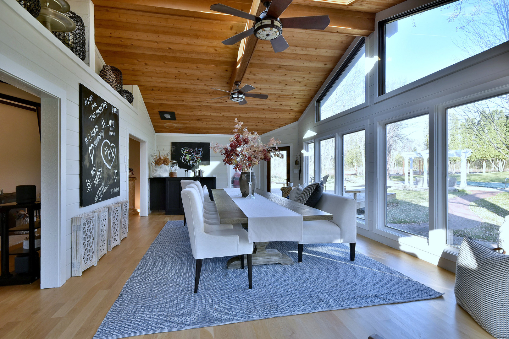 171 North Buckley Road Chicago, IL 60639 - Photo 29 of 42 a dining room with wooden floor and furniture